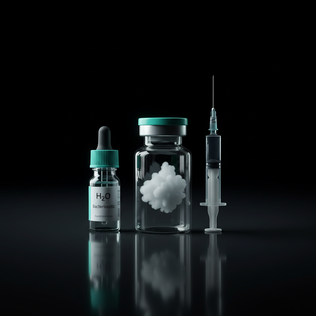 Peptide administration equipment illustration