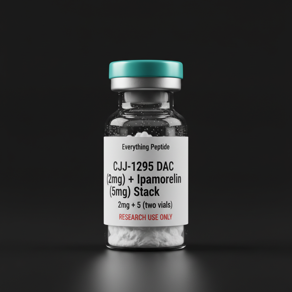 CJC-1295 DAC (2mg) + Ipamorelin (5mg) Stack vial